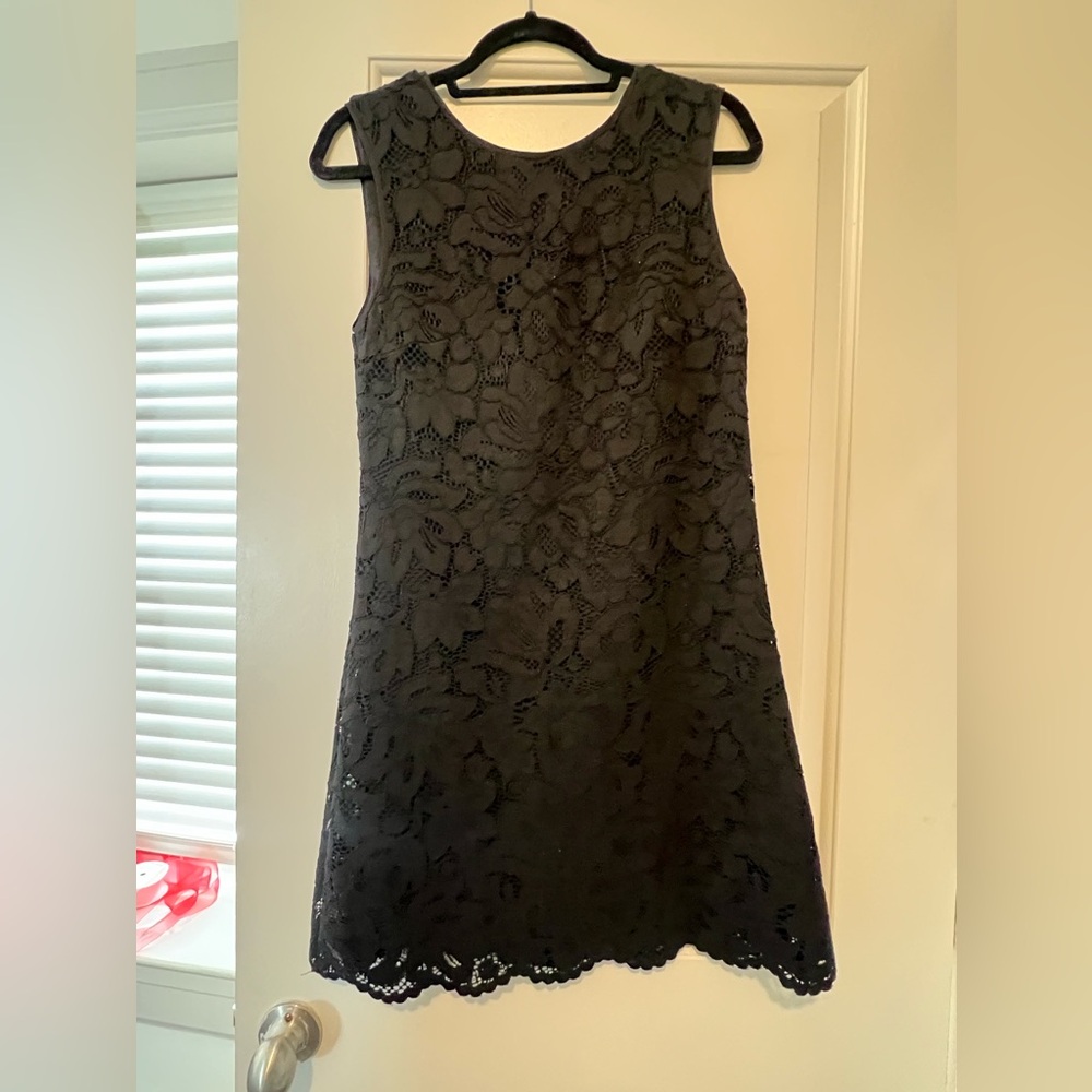 LAmade Black Lace Scoop Back Dress